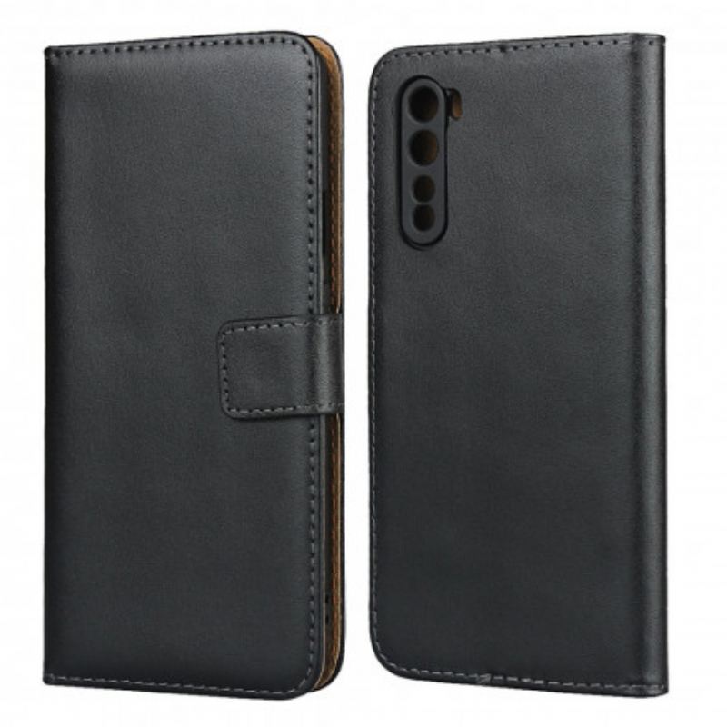 Housse OnePlus Nord Invitation Véritable Cuir