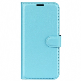 Housse Samsung Galaxy S24 Plus 5G Simili Cuir Litchi Classique