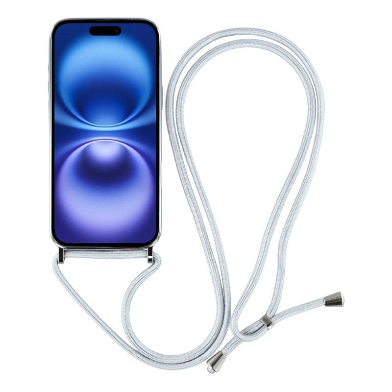 Coque à Cordon iPhone 17 Compatible MagSafe Transparente