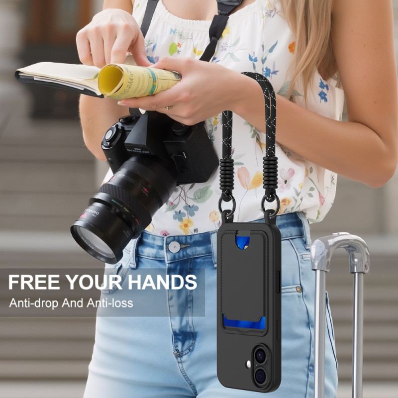 Coque à Cordon iPhone 17 Porte-Carte