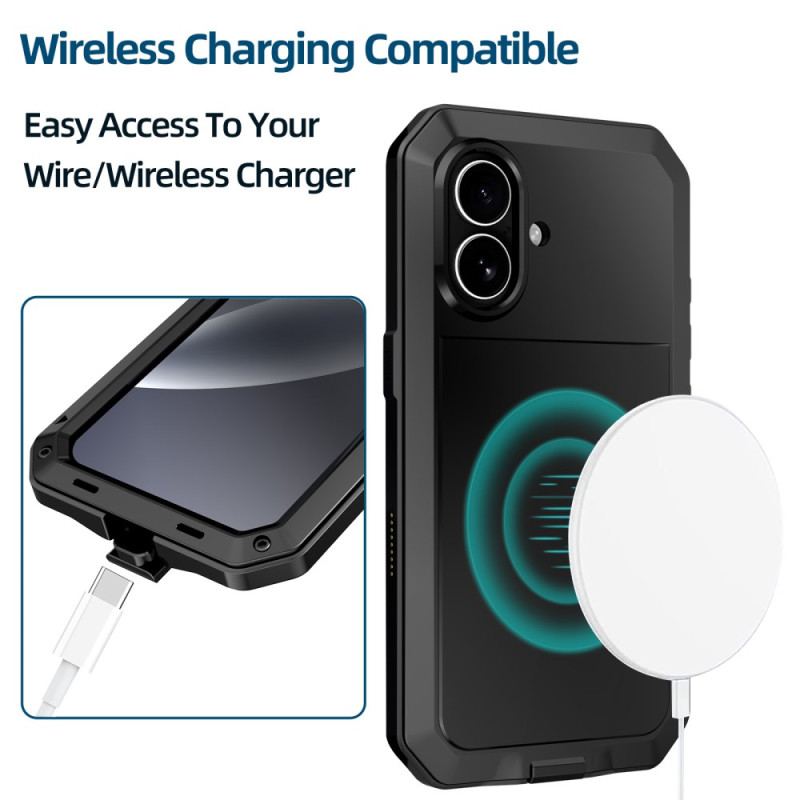 Coque pour iPhone 17 avec Protecteur d'Écran en Verre Trempé