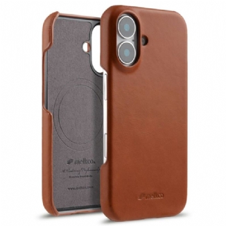 Coque iPhone 17 Compatible MagSafe Cuir Ciré