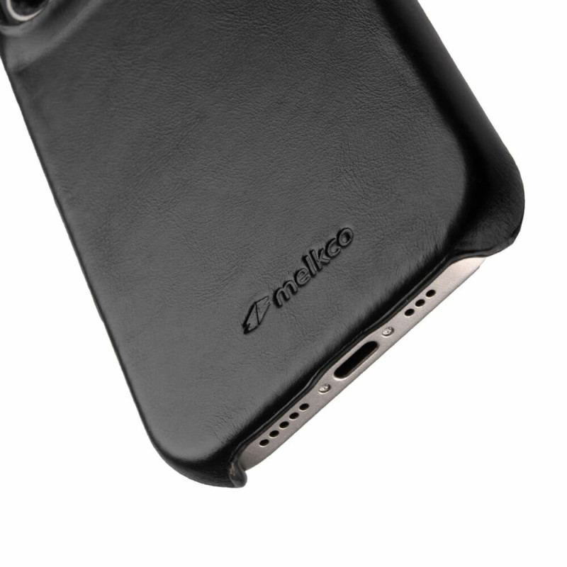 Coque iPhone 17 Compatible MagSafe Cuir Ciré