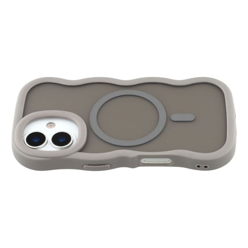 Coque iPhone 17 Compatible MagSafe Fantaisie Ondulation