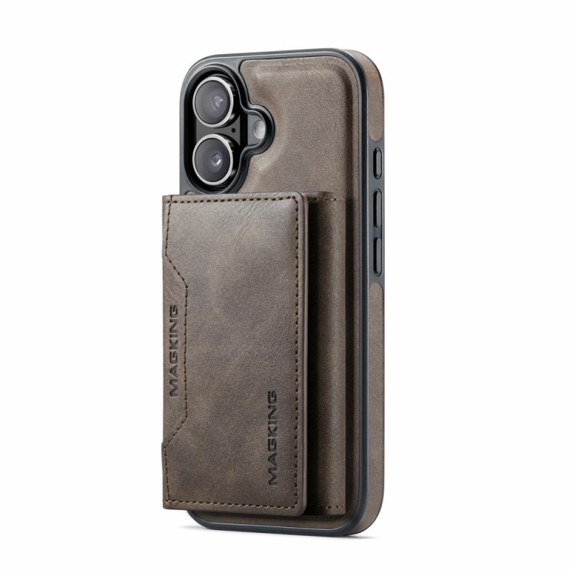 Coque iPhone 17 Compatible MagSafe Porte-Cartes Détachable MAGKING