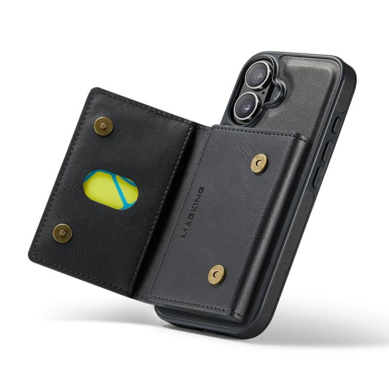 Coque iPhone 17 Compatible MagSafe Porte-Cartes Détachable MAGKING