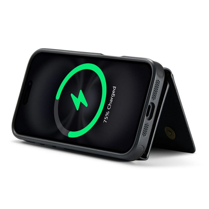 Coque iPhone 17 Compatible MagSafe Porte-Cartes Détachable MAGKING