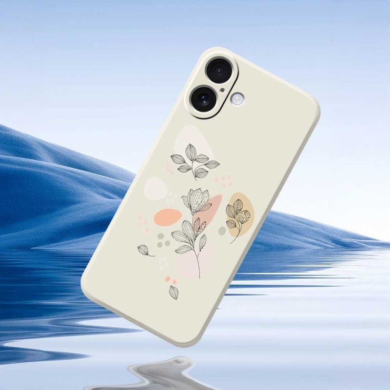Coque pour iPhone 17 Feuilles Esquissées