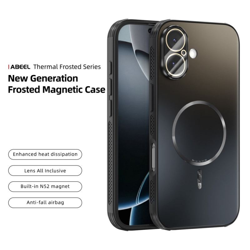 Coque iPhone 17 Magnétique Effet Glacé ABEEL