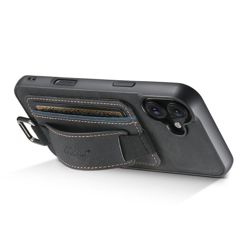 Coque iPhone 17 Porte-Cartes Design Rétro