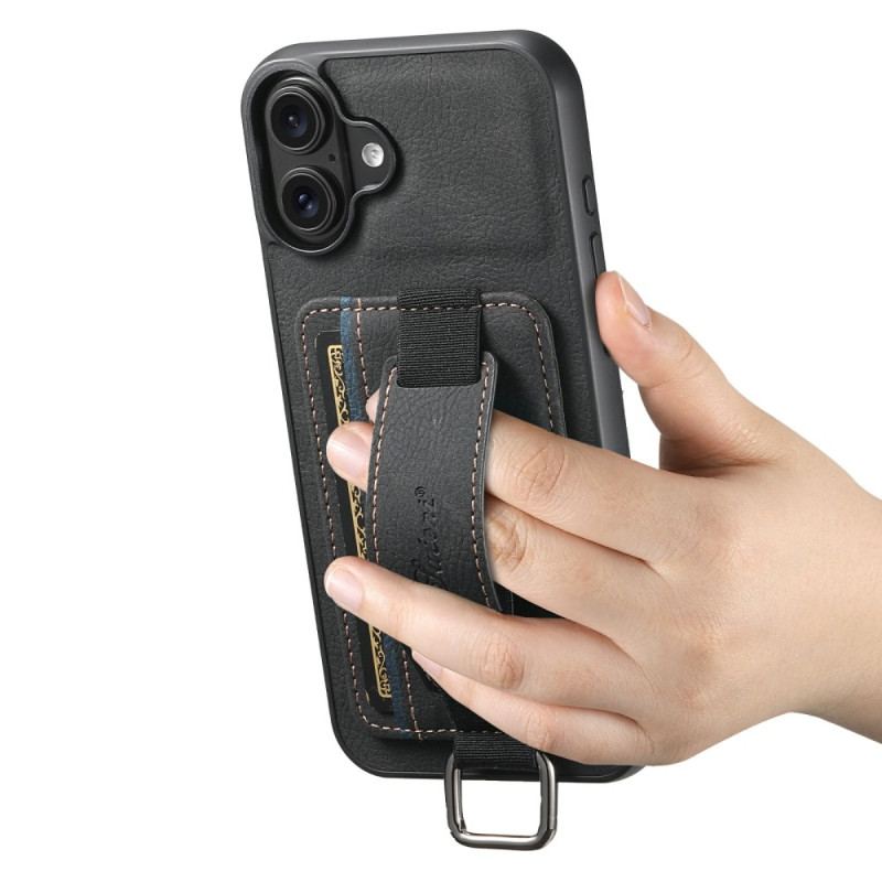 Coque iPhone 17 Porte-Cartes Design Rétro