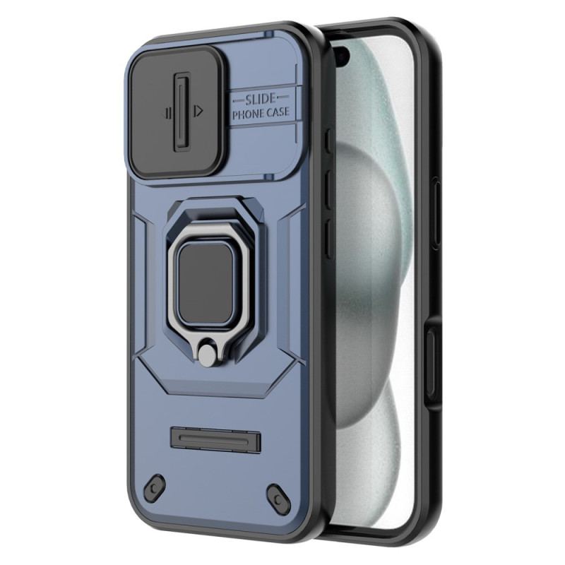 Coque iPhone 17 Ring Résistante avec Protecteur Caméra