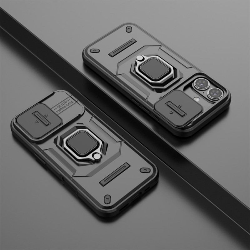 Coque iPhone 17 Ring Résistante avec Protecteur Caméra
