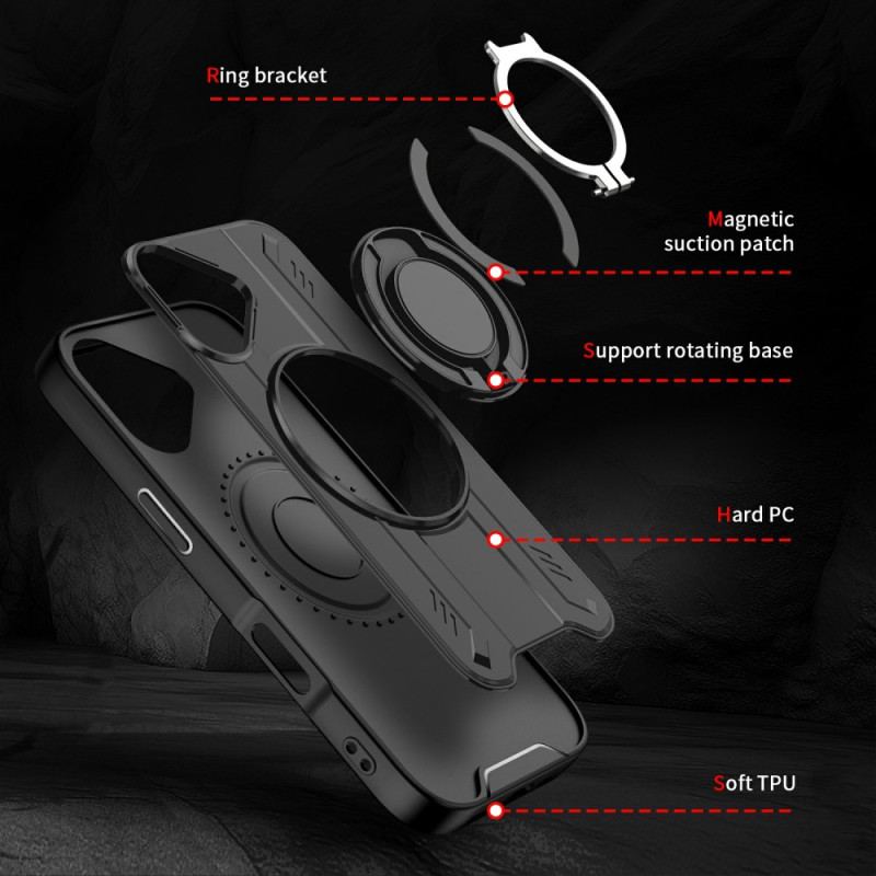 Coque iPhone 17 Support Rotatif et Compatibilité MagSafe