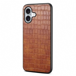 Coque iPhone 17 Texture Crocodile