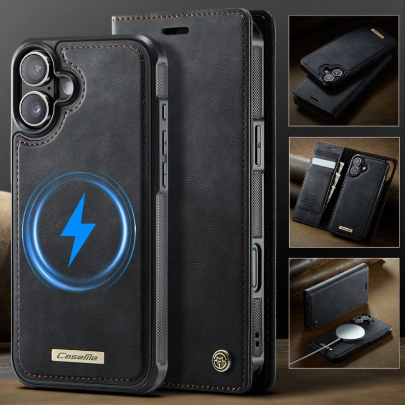 Flip Cover iPhone 17 Compatible MagSafe Coque Détachable et Protection RFID