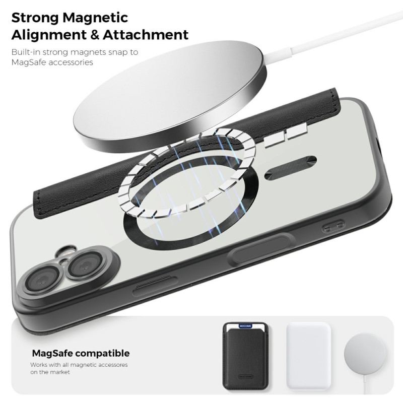 Flip Cover iPhone 17 Compatible MagSafe Matelassée