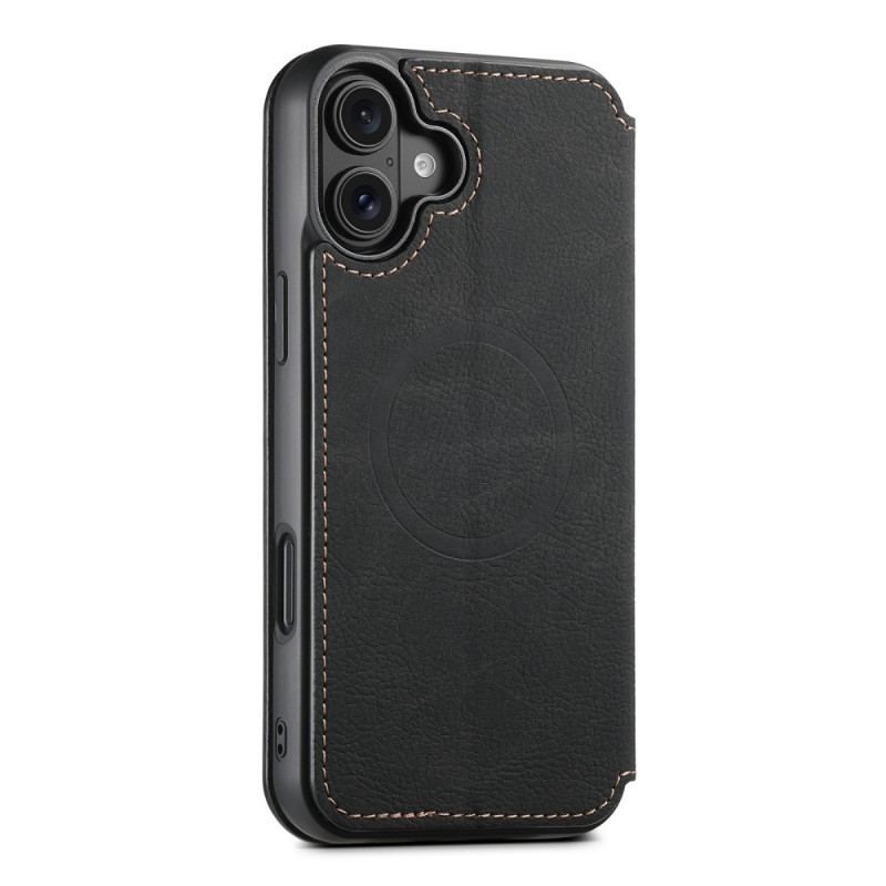 Flip Cover iPhone 17 Compatible MagSafe Style Cuir