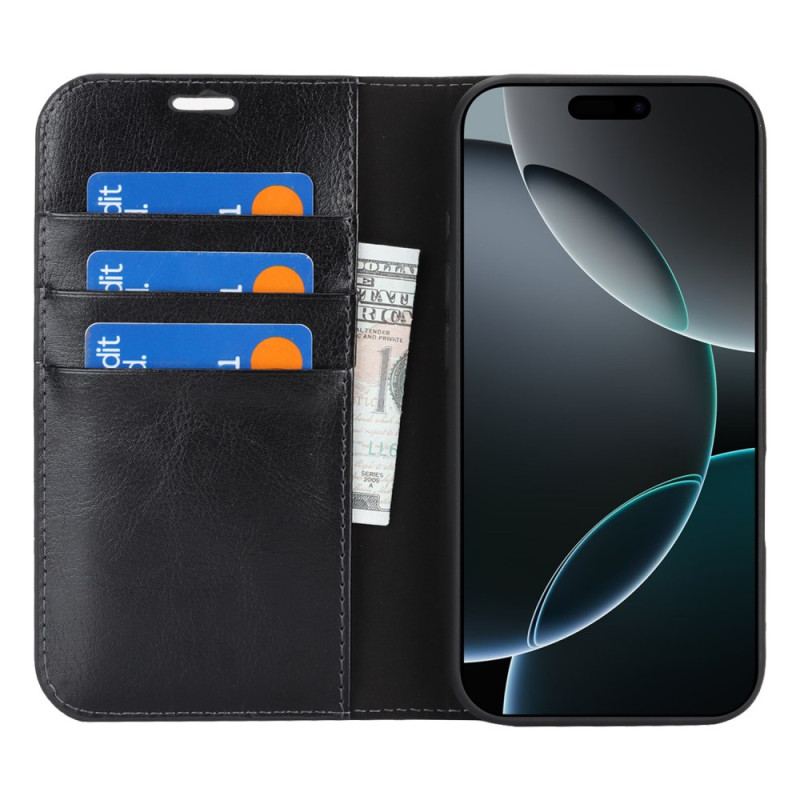 Flip Cover iPhone 17 Cuir