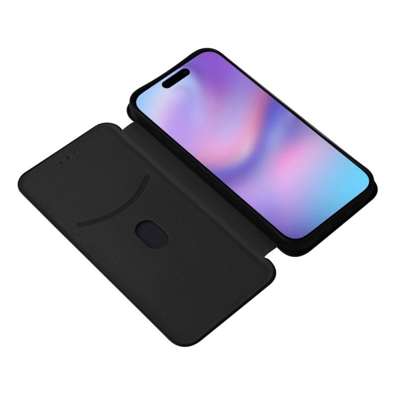 Flip Cover iPhone 17 Fibre Carbone