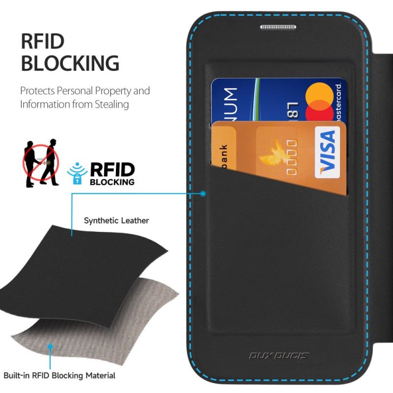 Flip Cover iPhone 17 MagSafe Skin X Pro Series avec Support DUX DUCIS