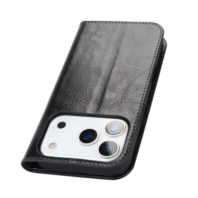 Flip Cover iPhone 17 Pro Cuir
