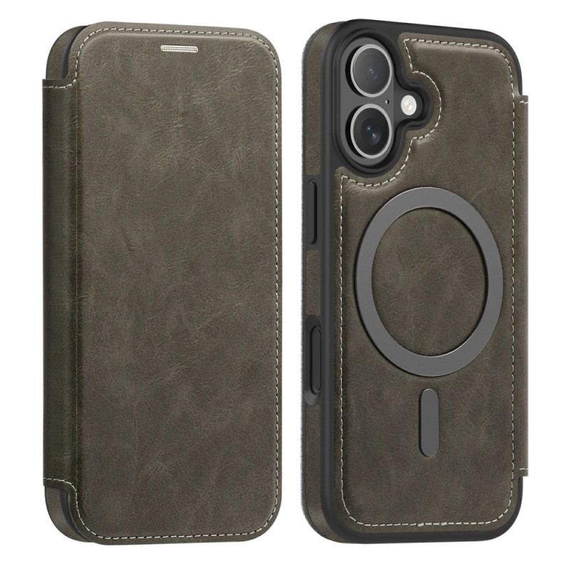 Fllip Cover iPhone 17 Compatible MagSafe Porte-Cartes RFID