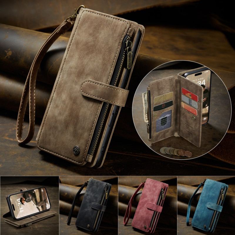 Housse iPhone 17 Portefeuille 10 Porte-Cartes