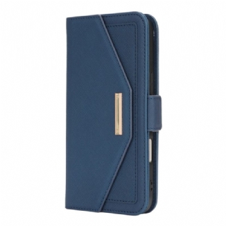 Housse iPhone 17 Portefeuille avec Bandoulière et Miroir