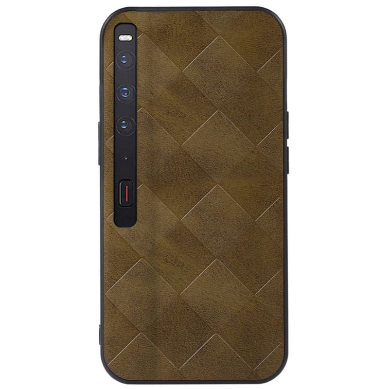 Coque Huawei Mate Xs 2 Simili Cuir Motif Carreaux