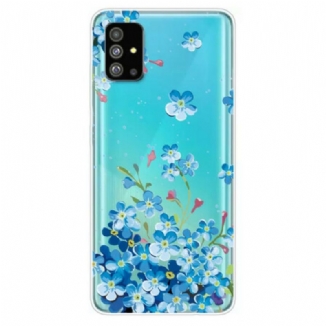 Coque Samsung Galaxy S20 Fleurs Bleues
