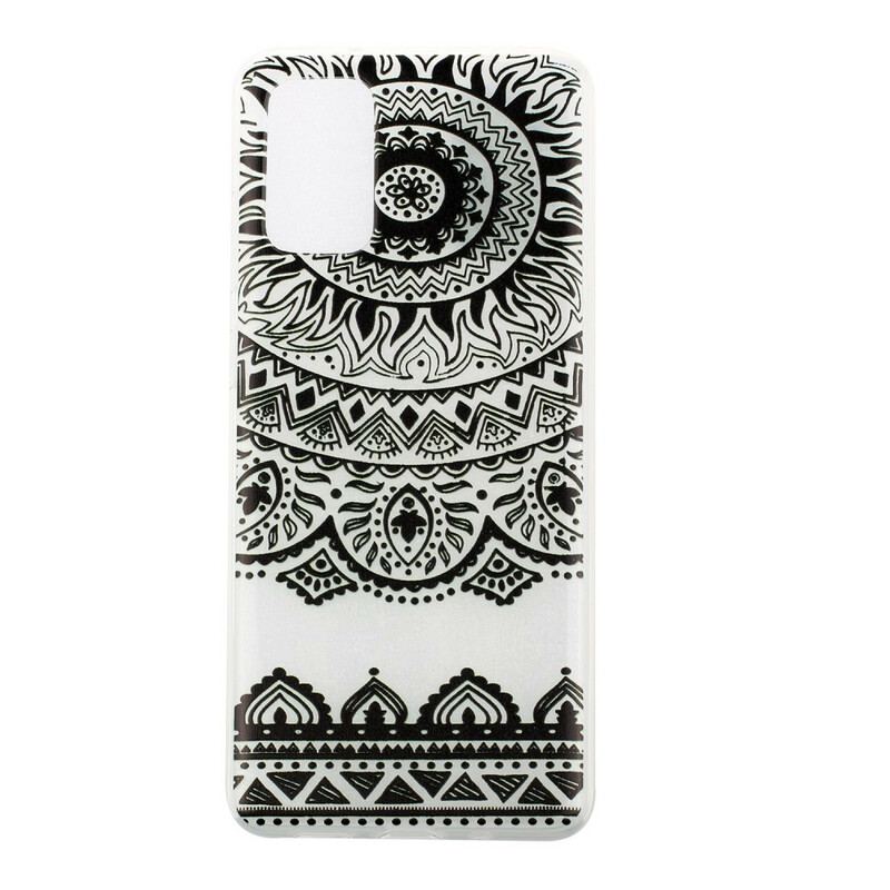 Coque Samsung Galaxy S20 Transparente Fleur Mandala