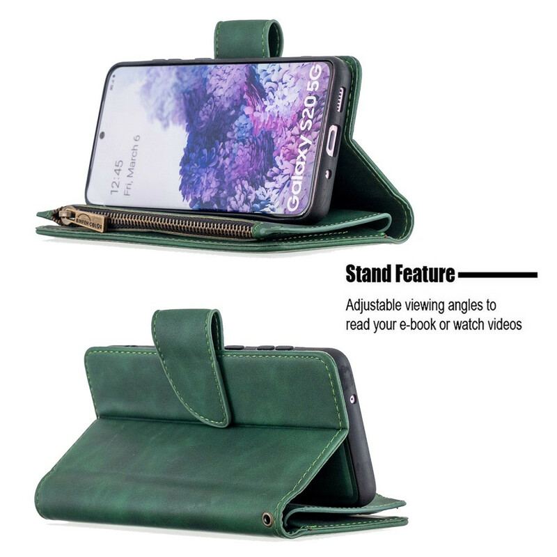 Housse Samsung Galaxy S20 Coque Détachable Zippée