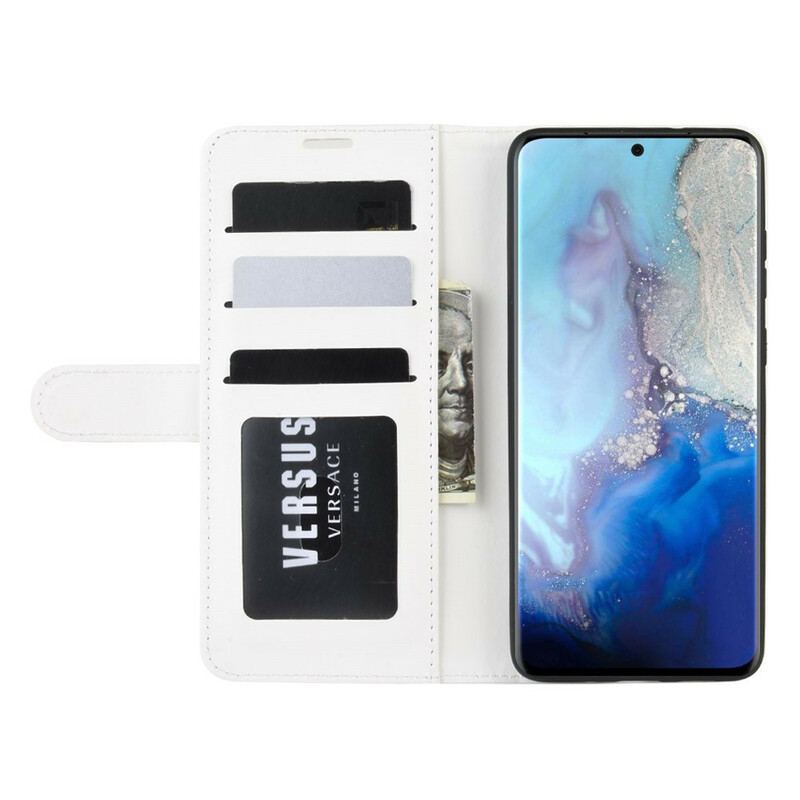 Housse Samsung Galaxy S20 Effet Cuir Fin
