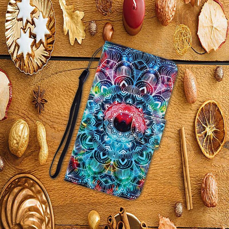 Housse Samsung Galaxy S20 Flashy Mandala à Lanière