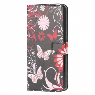 Housse Samsung Galaxy S20 Papillons et Fleurs