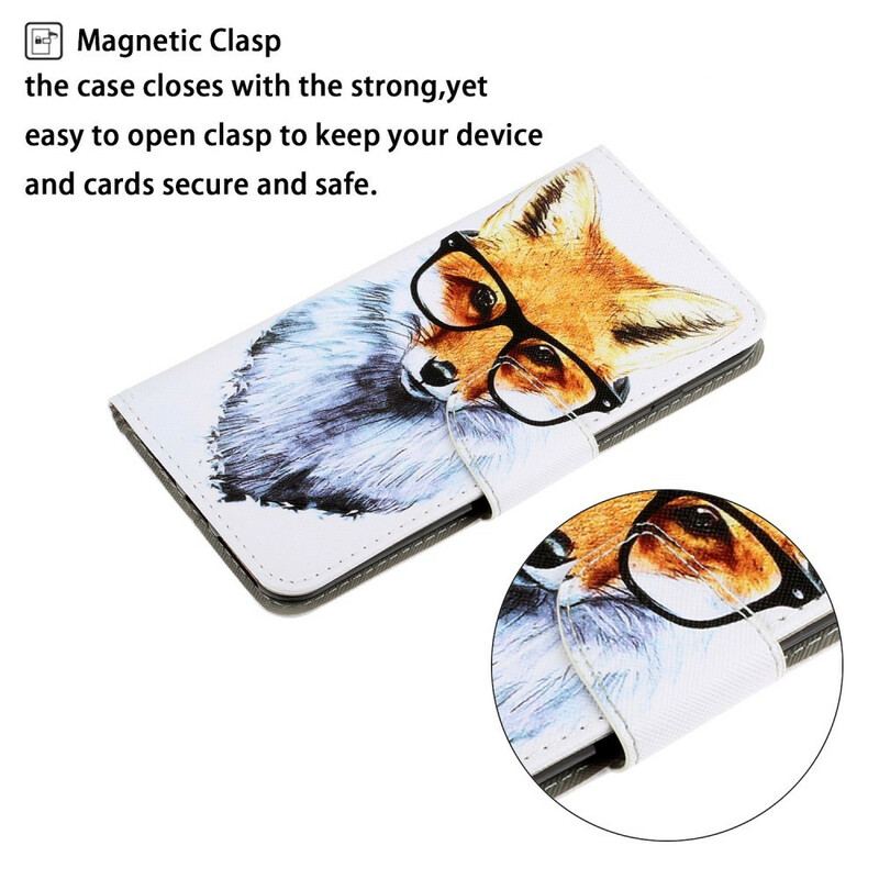 Housse Samsung Galaxy S20 Renard Intello à Lanière