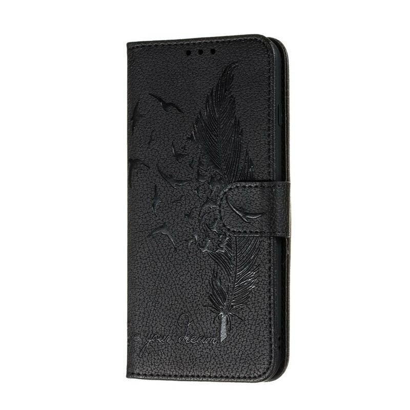 Housse Samsung Galaxy S20 Simili Cuir Live Your Dream