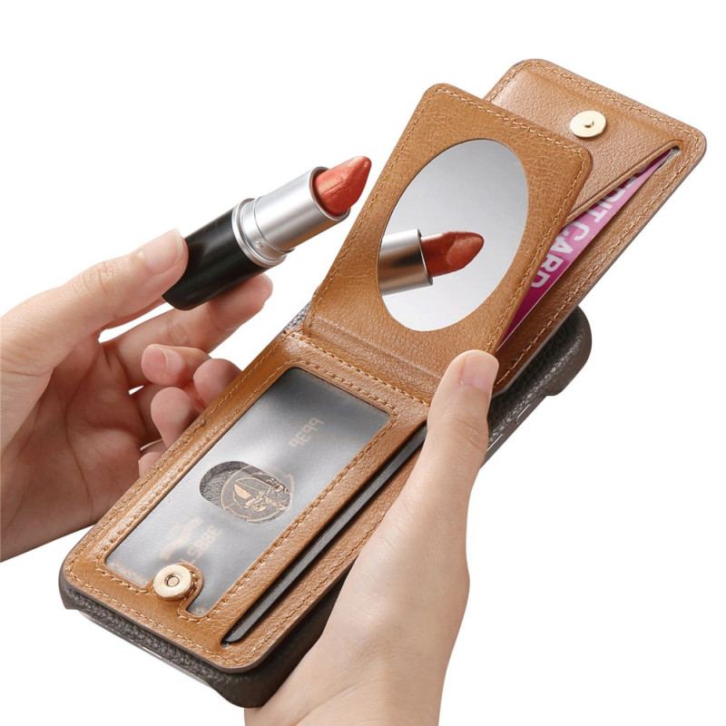 Coque Google Pixel 10 Pro XL / 9 Pro XL Porte-Cartes et Miroir