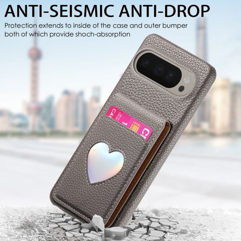 Coque Google Pixel 10 Pro XL / 9 Pro XL Porte-Cartes et Miroir