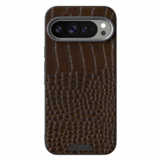 Coque Google Pixel 10 Pro XL Compatible MagSafe Croco ABEEL