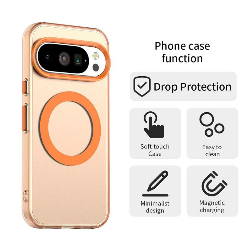 Coque Google Pixel 10 Pro XL Compatible MagSafe Fini Givré