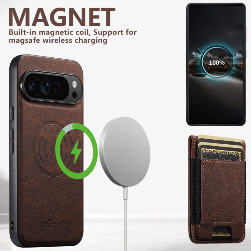 Coque Google Pixel 10 Pro XL magnétique Porte-Cartes SUTENI