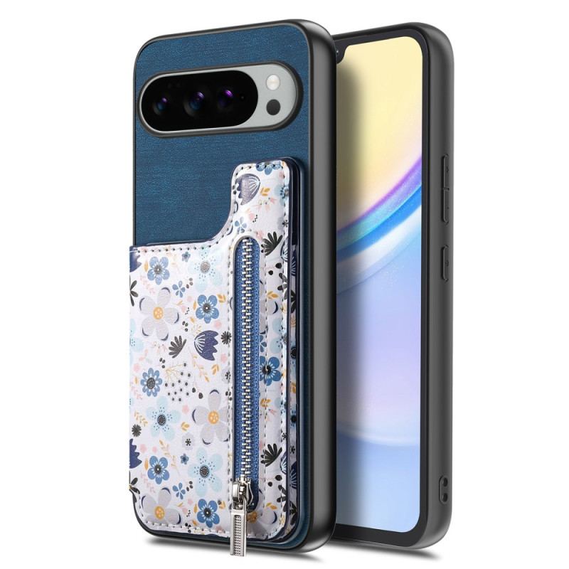 Coque Google Pixel 10 Pro XL Portefeuille Fleuri
