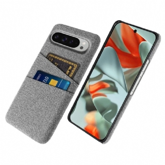 Coque Google Pixel 10 Pro XL Tissu Porte-cartes