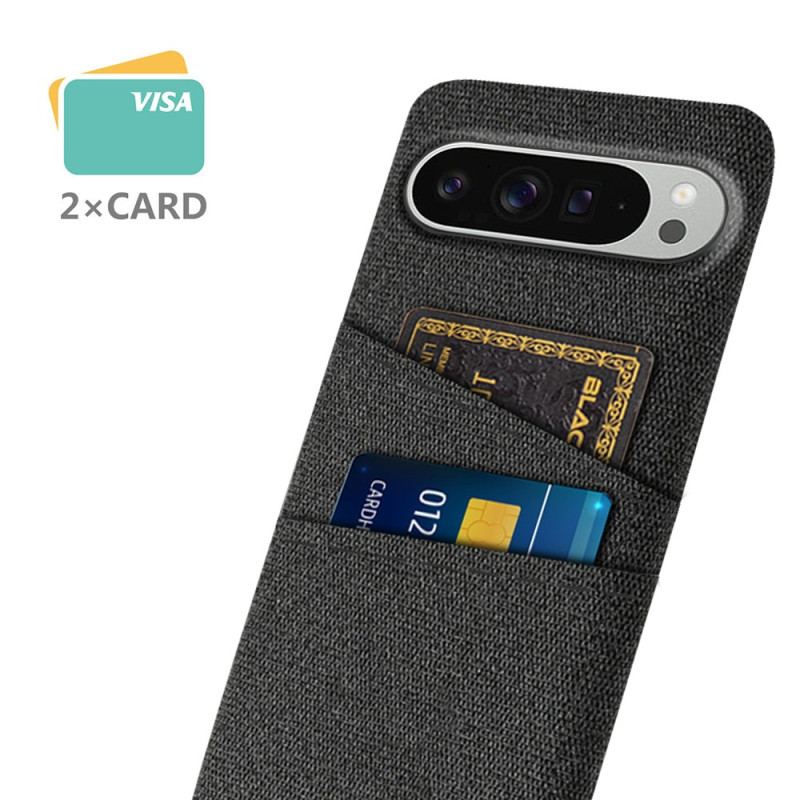 Coque Google Pixel 10 Pro XL Tissu Porte-cartes
