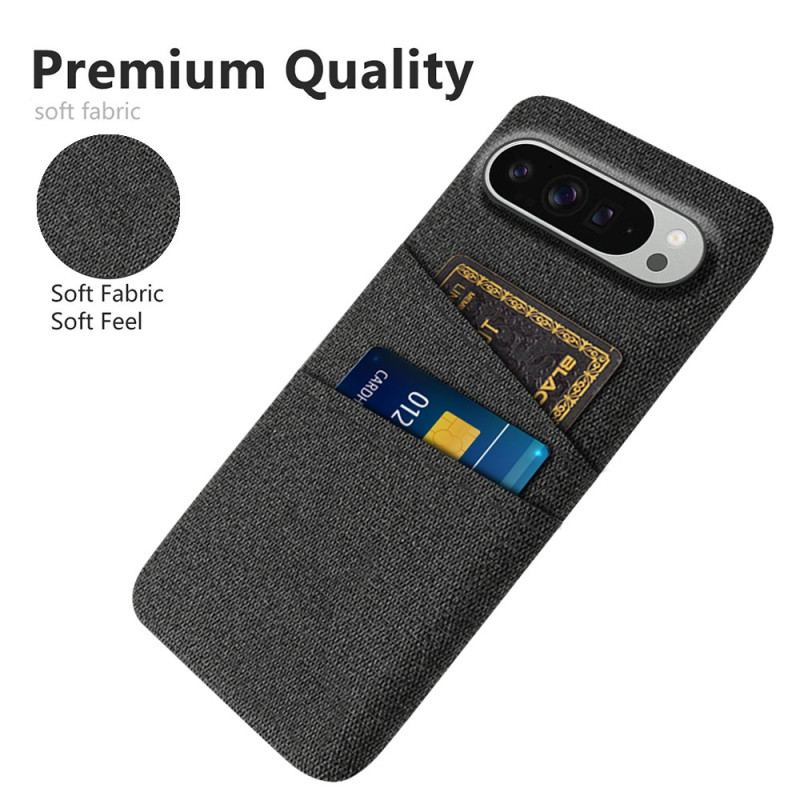 Coque Google Pixel 10 Pro XL Tissu Porte-cartes