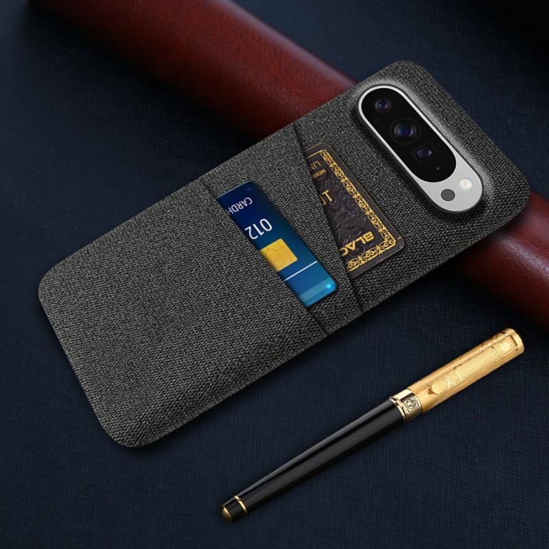 Coque Google Pixel 10 Pro XL Tissu Porte-cartes