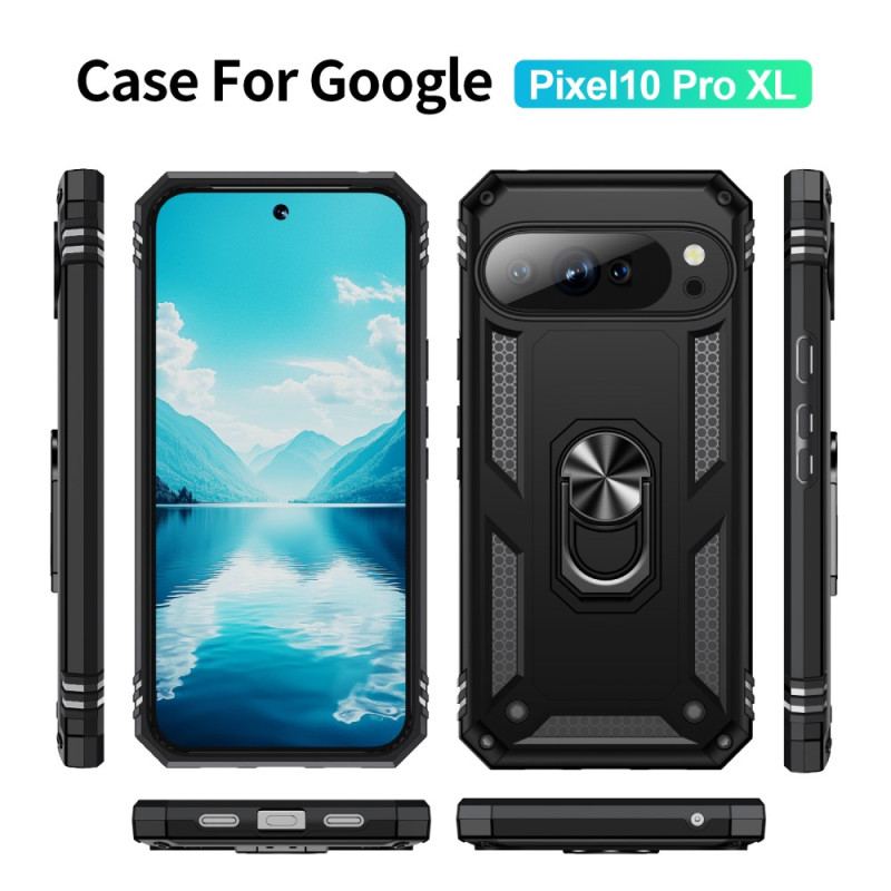 Coque Google Pixel 10 Pro XL Ultra Résistante avec Anneau-Support à