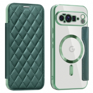 Flip Cover Google Pixel 10 Pro XL Compatible MagSafe Matelassé